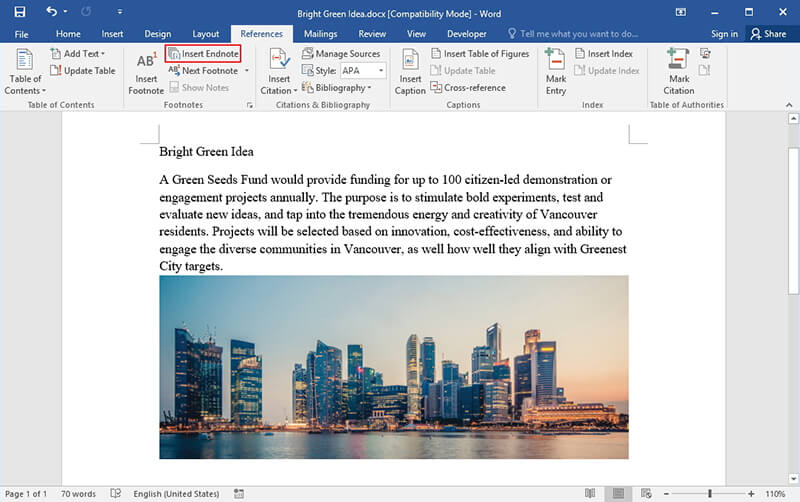 word for mac converting footnotes without dialog box